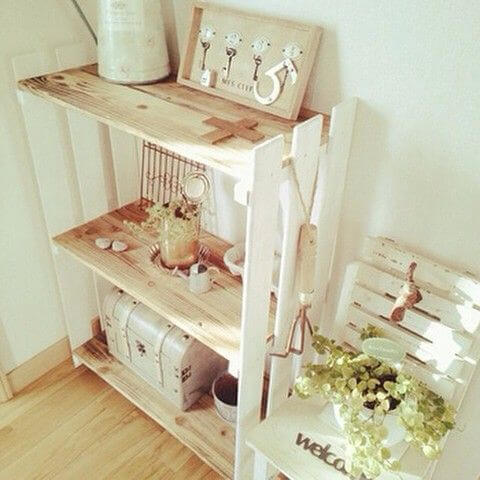 すのこで棚を作るときのポイント！釘打ちなしでも強度満点！家事オリーブオイルをひとまわし