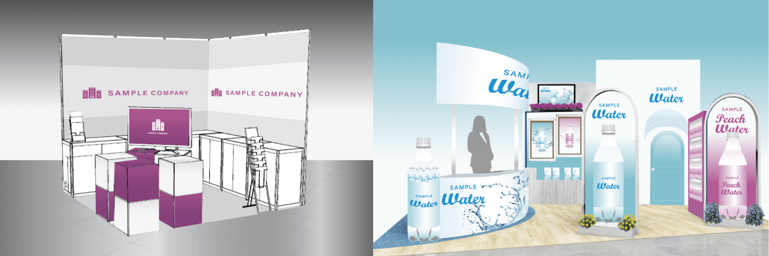 装飾事例あり 目的別採用ブースデザインの考え方 -合説・採用・就活ブース装飾専門 モリアゲアドバイザ