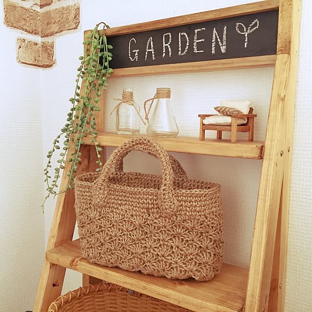 マクラメDIY 100均の麻紐で作るマクラメネットバッグ macrame NET BAG - YouTube