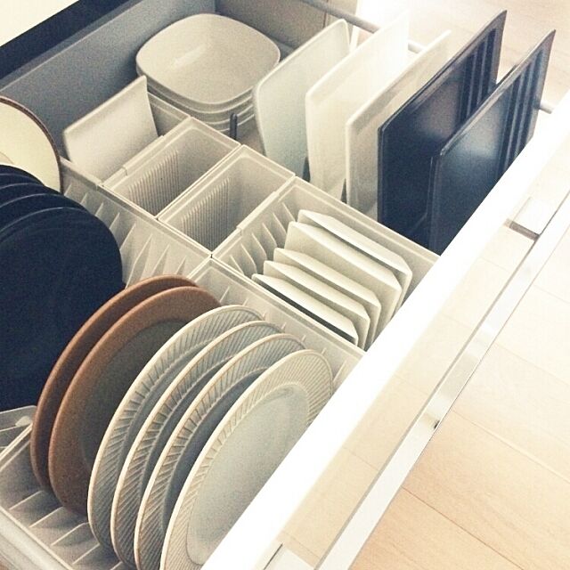 ラップのおしゃれな収納アイデア。100均と無印良品がおすすめ ブログレポート