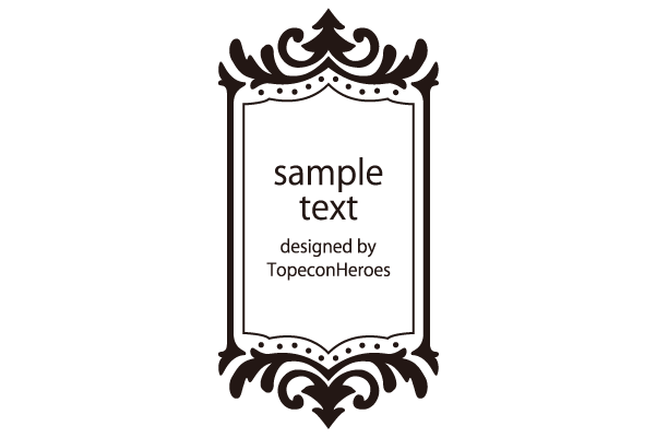 縦長フレーム – デザイン枠専門サイトFRAME Design