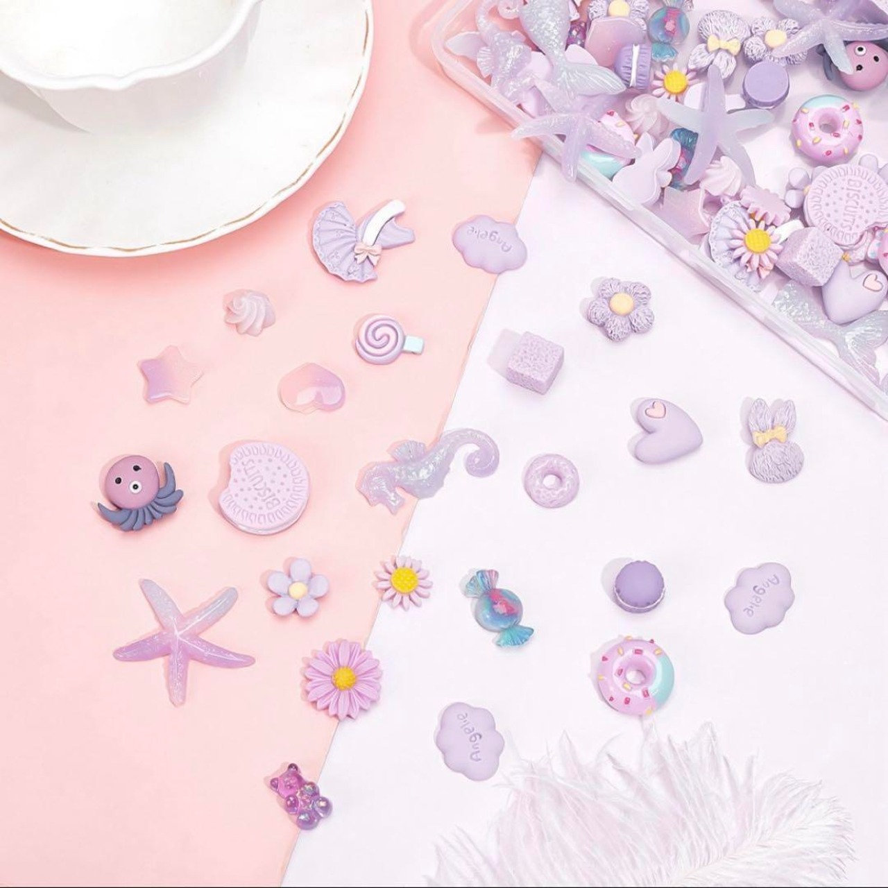 天使の羽 デコパーツ デコ硬質カードケースデコパーツ めぇ 通販 16662150Creema クリーマ