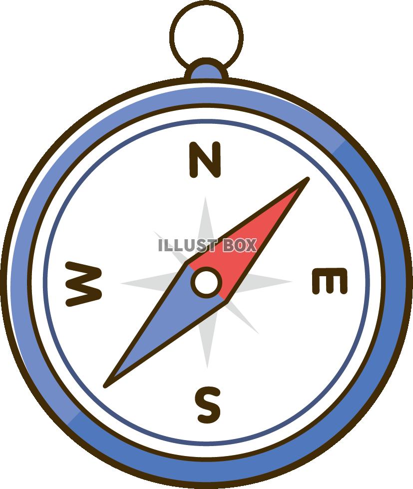 コンパスのイラスト 文房具2カット・2カラー- イラストくん