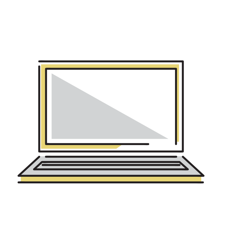 ノートPCと女の子のフリーアイコンかわいいフリーアイコン・イラストの無料素材サイトフリーペンシル