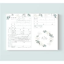 婚姻届 ✳︎ かすみ草 名入れ シンプル ボタニカル おしゃれ カスミソウ 花 花束 ブルー 水彩お名前・入籍日をお入れします◎役所へ提出できる 婚姻届- ハレノヒminne byGMOペパボ 国内最大級のハンドメイド・手作り通販サイト