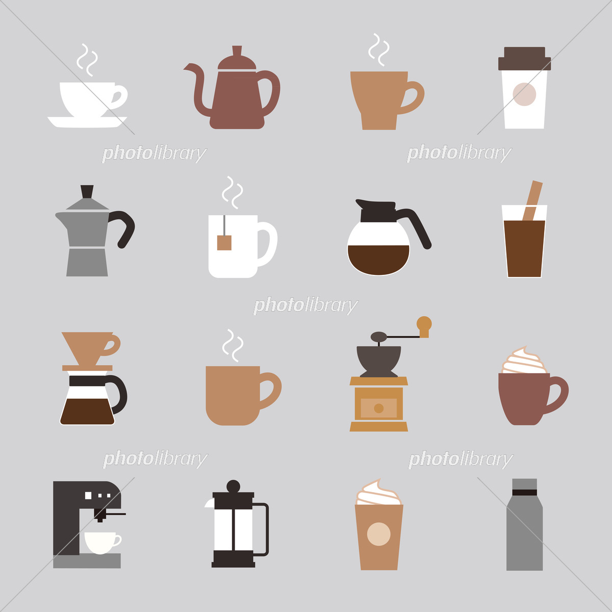 カフェのフリーイラスト - かわいい喫茶店無料素材 - チコデザ