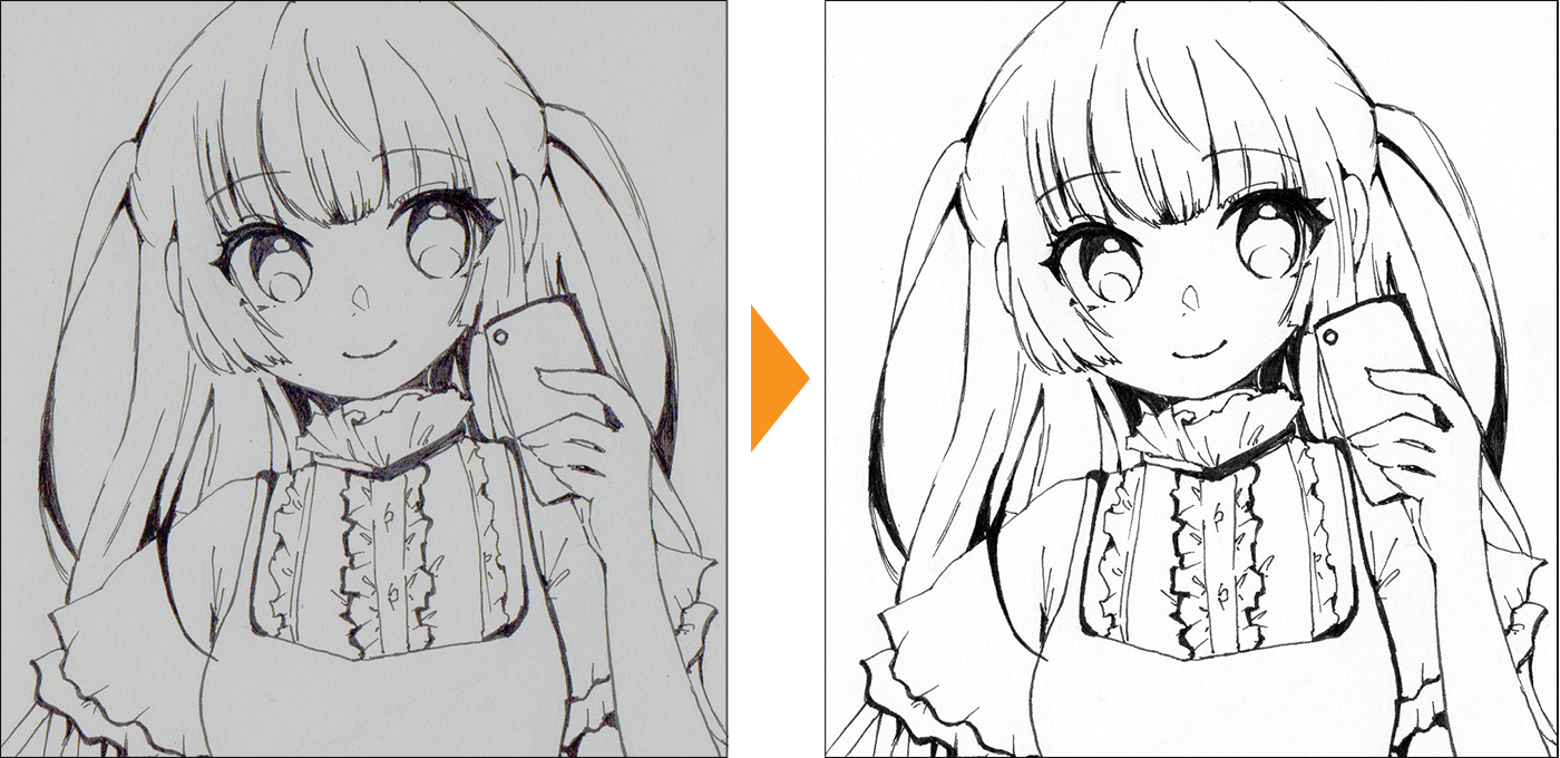 アナログ原稿２階調化オートアクション - CLIP STUDIO ASSETS