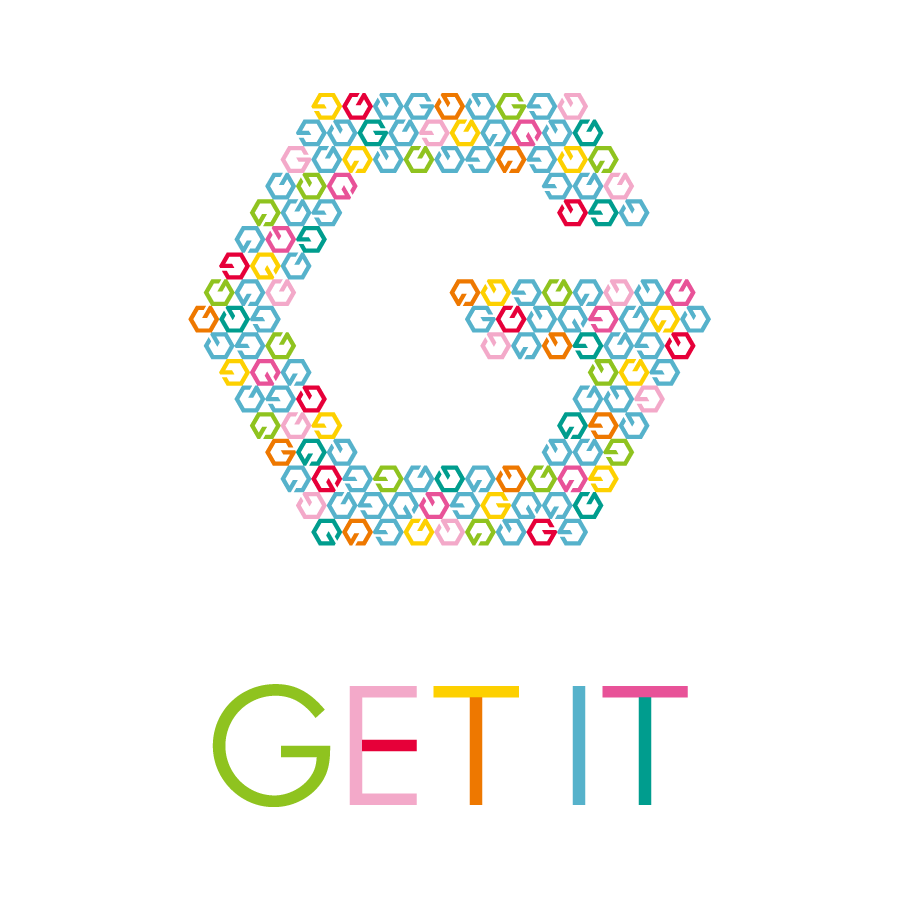 抽象的なカラフルなロゴデザインPremiumベクトル素材