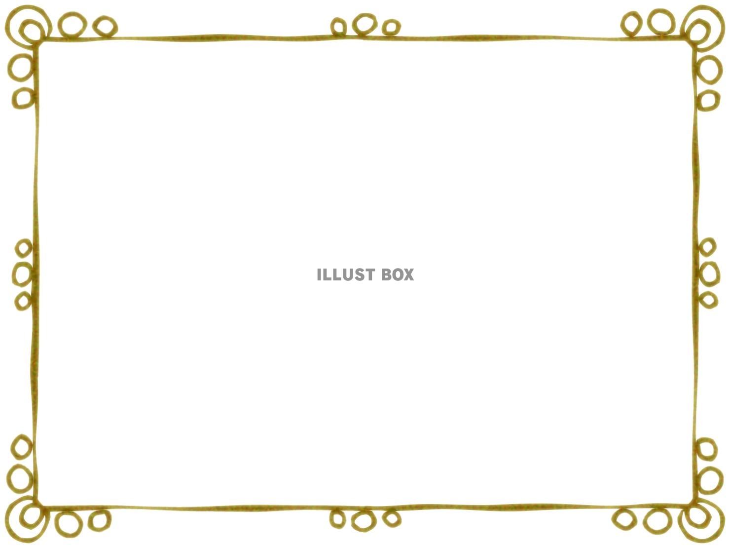 6月・梅雨・紫陽花・手書き風のデザイン かわいいイラストのフレーム・はがき の素材となりま