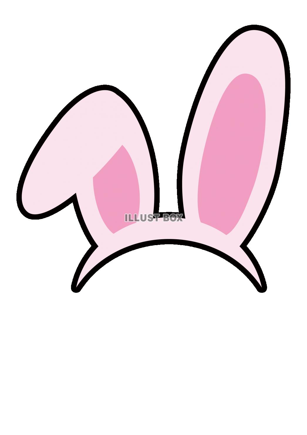 雪兎の耳 葉っぱ うさ耳 つけ耳イラスト - No: 23410702無料イラスト・フリー素材なら「イラストAC」
