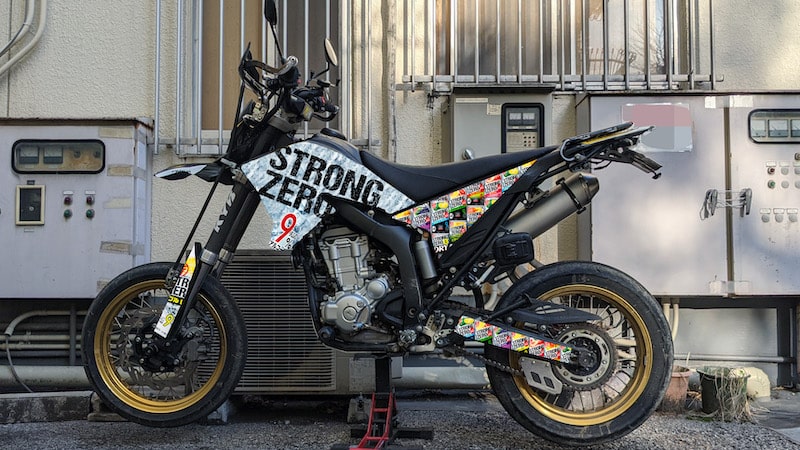 自作 デカールシール のパーツレビューNinja250R 海苔塩じゃがいもみんカラ