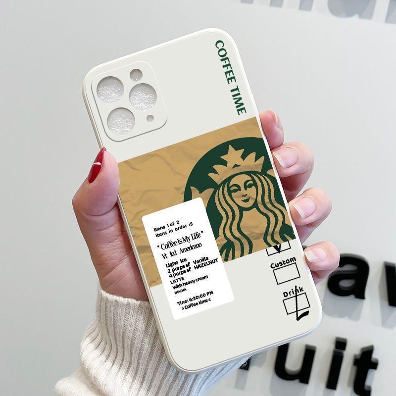 あっ、スタバのシール貼ってる」じゃねえからっnishimarufushioのソフトクリアスマホケース iPhoneケース 通販 ∞SUZURI スズリ