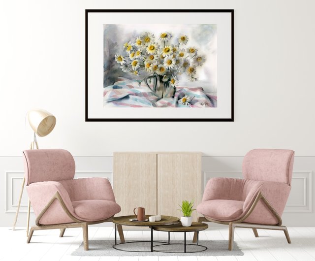 アートポスター フラワー ボタニカル 水彩 グラデーション アート インテリア 壁掛け おしゃれ 春 カラフル 抽象画 プリント - メルカリ