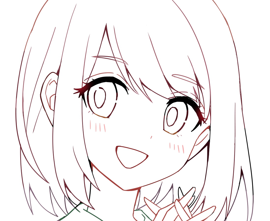 100. フィルター色調整 ：線画色変更 - ibisPaintの使い方