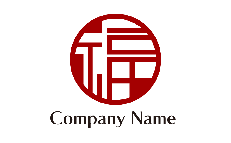 ハンコデザインを取り入れた和風名刺！ プライベート名刺:p-0922デザイン名刺.net