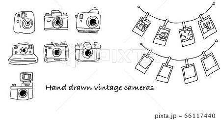 手描きのリアルなカメラ イラスト素材 無料ダウンロード - Lovepik