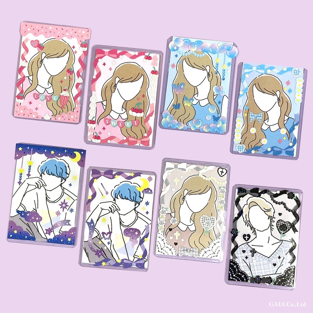 100均のみ 貼るだけ簡単！キラキラ硬質ケースデコ・トレカデコの作り方