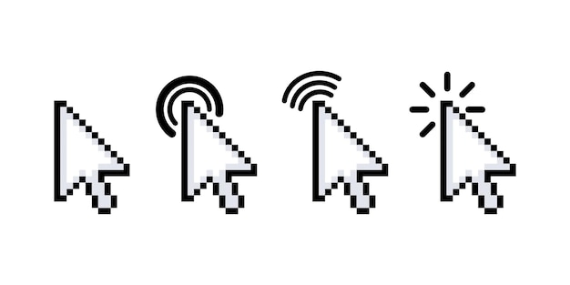 マウスクリック、コンピュータマウスアニメーション矢印カーソルのシンボル。クリックによるコンピュータポインタのアニメーション。フルHD。4K。」の動画素材 ロイヤリティフリー 1107853705Shutterstock