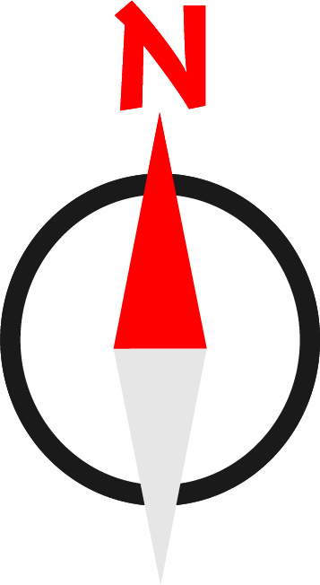 コンパス・方位磁石のアイコン04フリーのアイコンイラスト素材 icon-pit