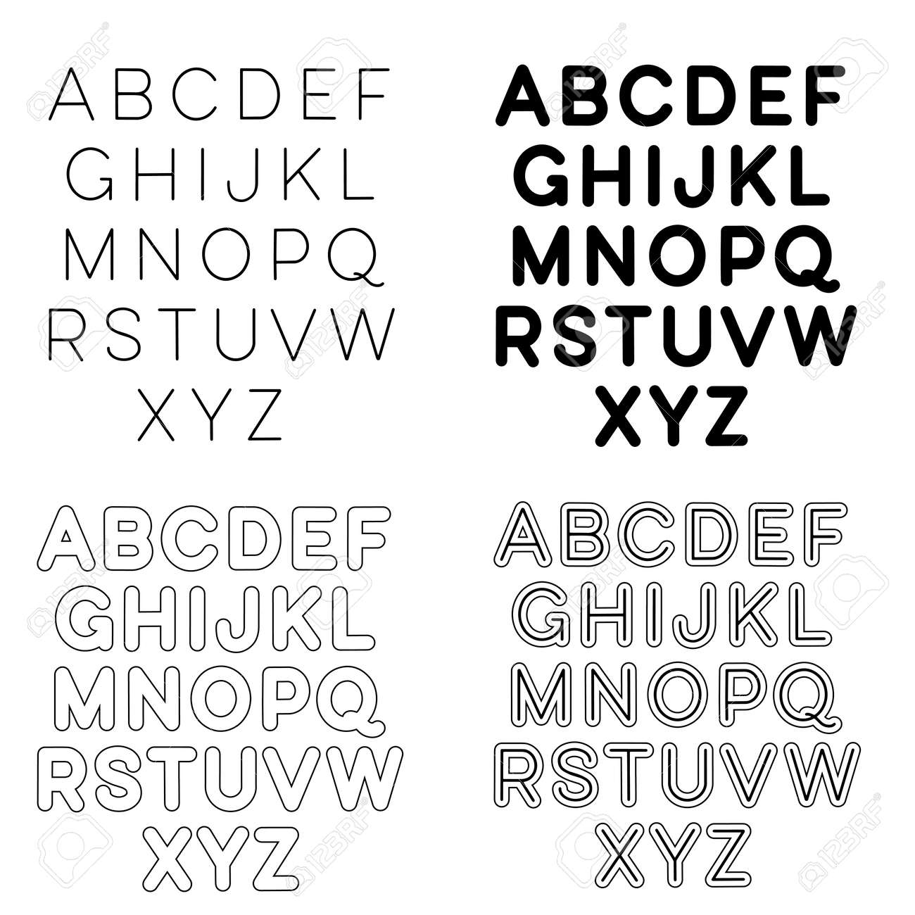 英語 アルファベット 手書きフォントのイラスト素材53912957- PIXTA