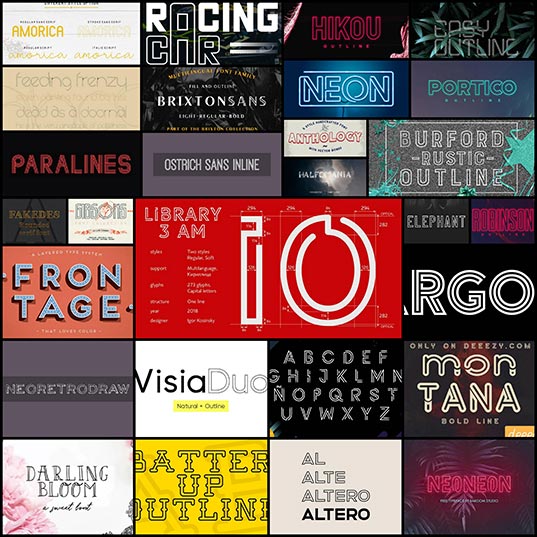 白抜きとは何？ 英語表記：outlined character