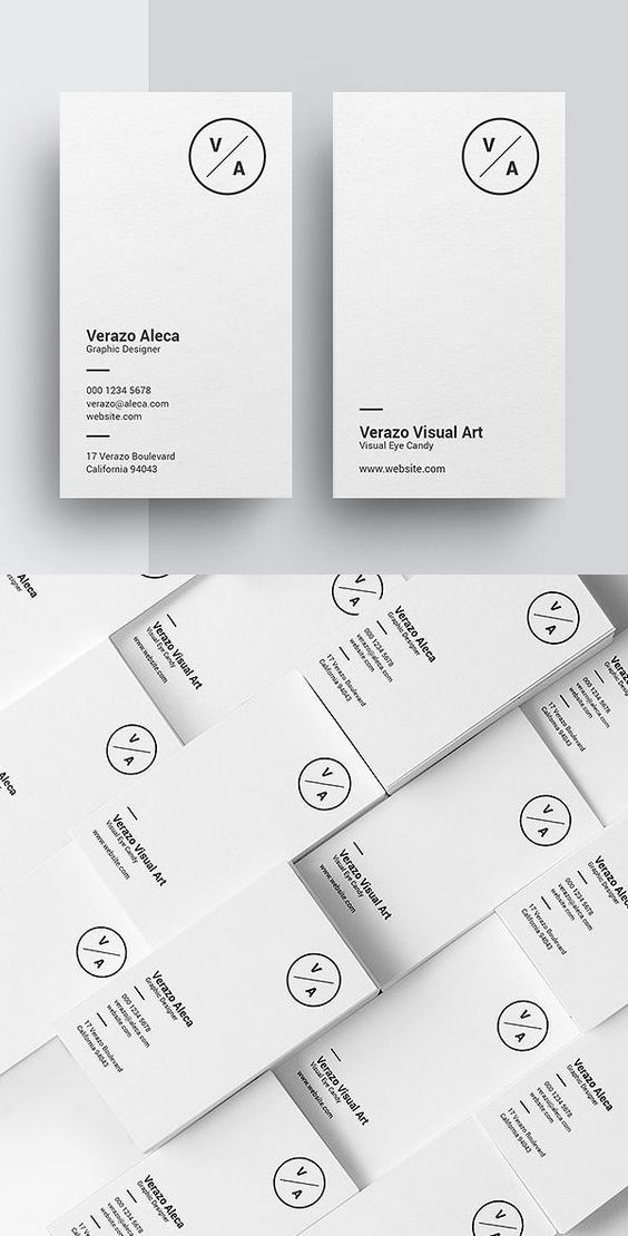 名刺デザイン シンプルespolia