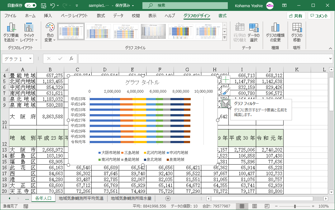 リボンの表示 非表示の切り替え方法 - Excelオンラインのアンチョコ