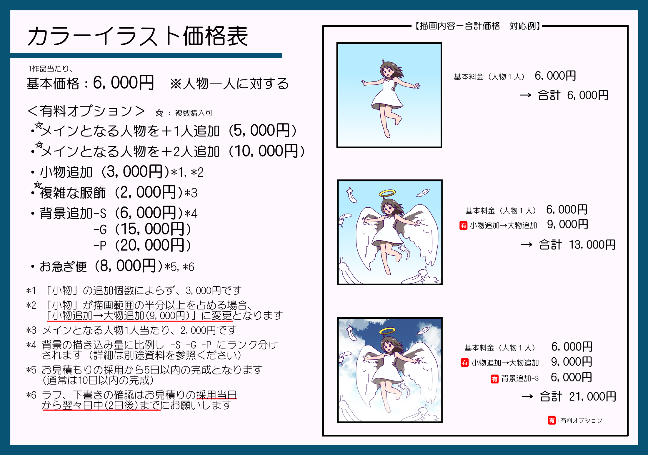 イラスト依頼相場の一覧表プロやアマチュア絵師の値段の決め方は？イラスト依頼のMy手帳