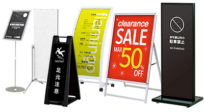 看板デザイン集:大きな施術写真と清潔感のある配色のおしゃれな整体院・整骨院向け看板デザイン例 - サインモール