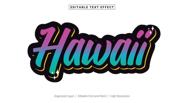 Hawaii ハワイ ロゴ 文字のイラスト素材 - PIXTA