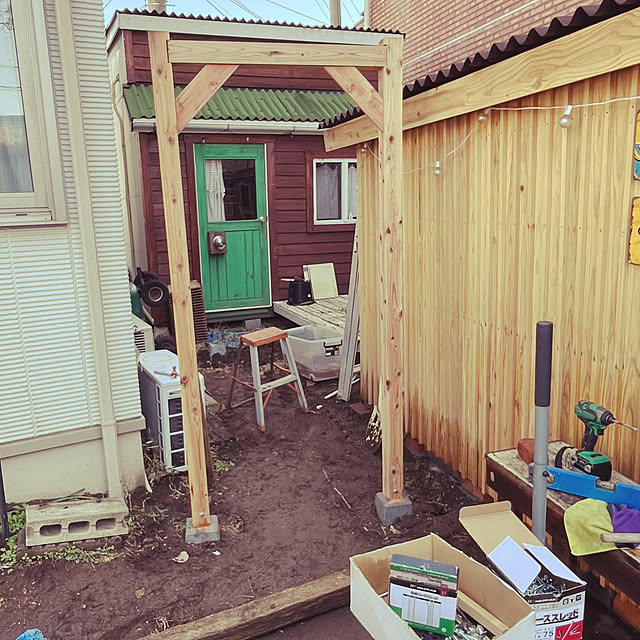 庭 秘密基地のおしゃれなインテリアコーディネート・レイアウトの実例RoomClip ルームクリップ