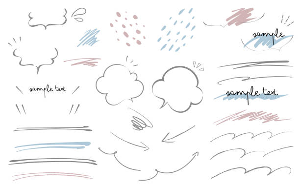 蔦・葉っぱと点線の罫線イラスト無料の線・ライン素材 飾り罫線イラスト.com