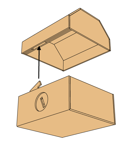 工作 木の宝箱を4歳児と一緒に工作
