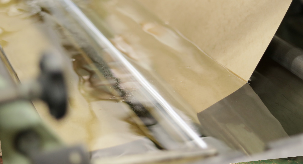 ロウ引きで透け感のある封筒を作ってみたよcottala-becco