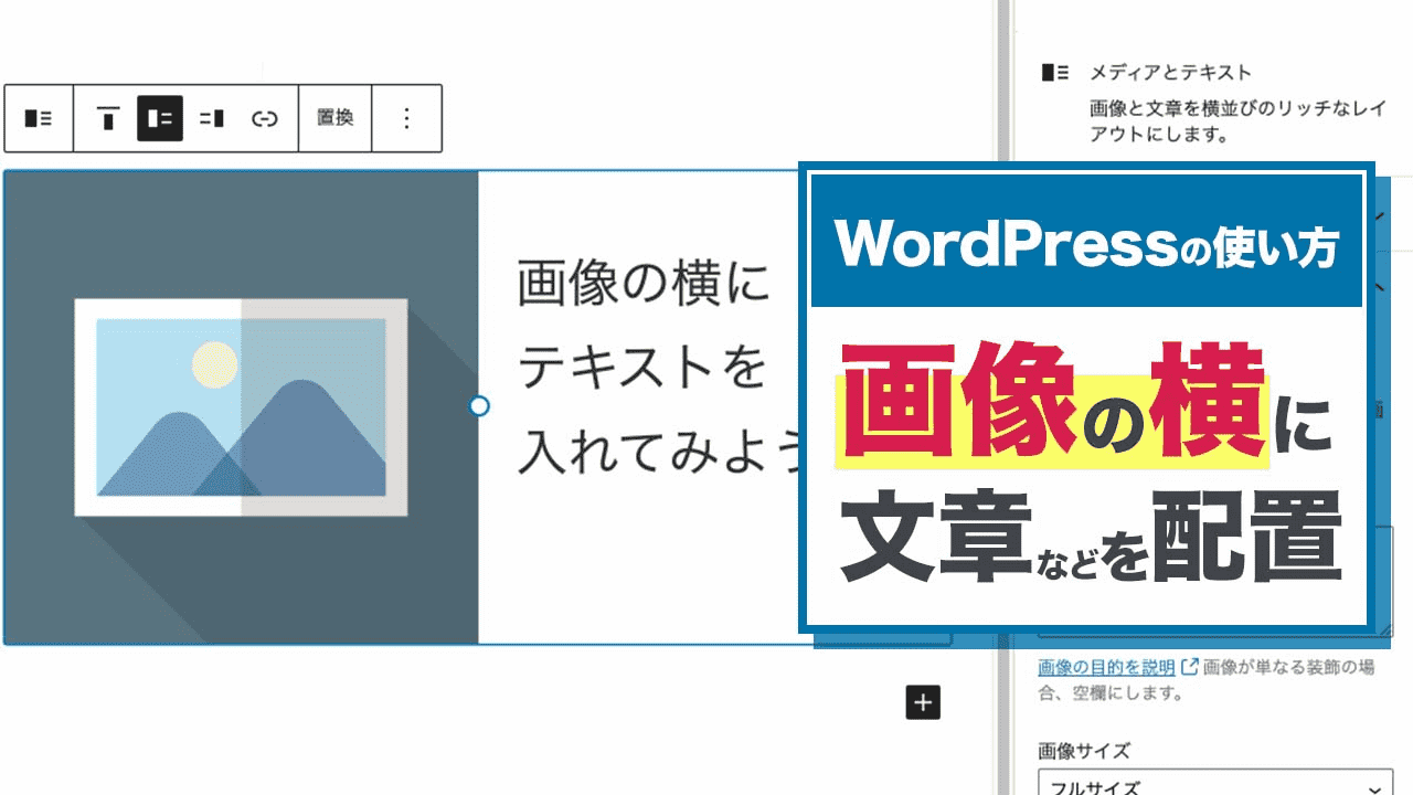 画像の横に文章などを配置する方法 初心者向け WordPressの使い方- 株式会社火燵 こたつ
