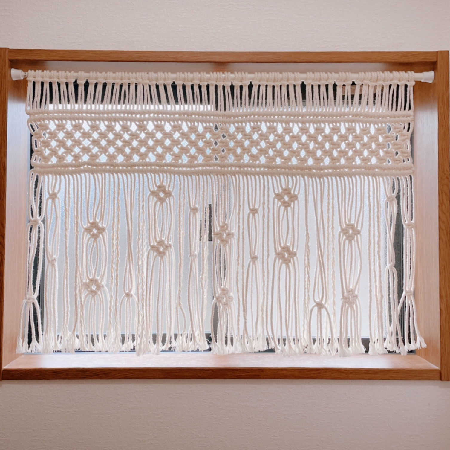 マクラメ編みラグジュアリーカーテンタッセル＆ストラップ ２本づつセット - メルカリ