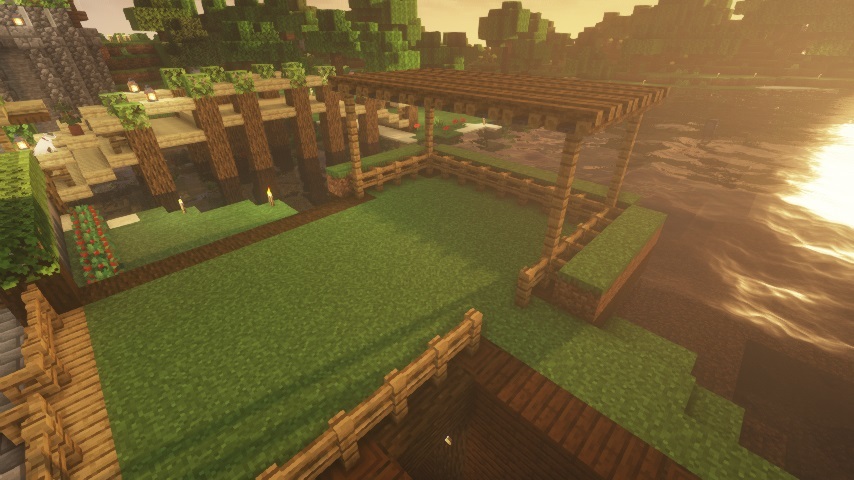 奇を衒わないマインクラフト92 釣りをする小屋を作る · NJFのマイクラ日記