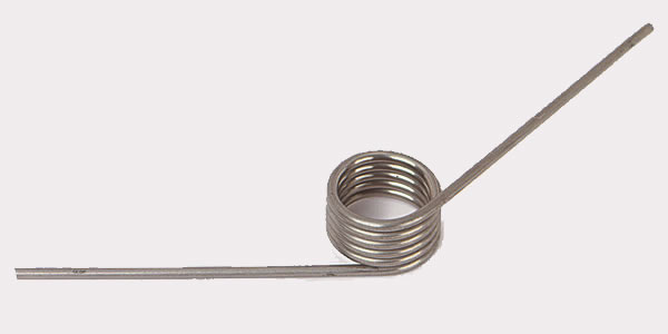 ねじりばね、5個ワイヤ直径2mm、外径12mm、耐腐食性スプリングスチール機械