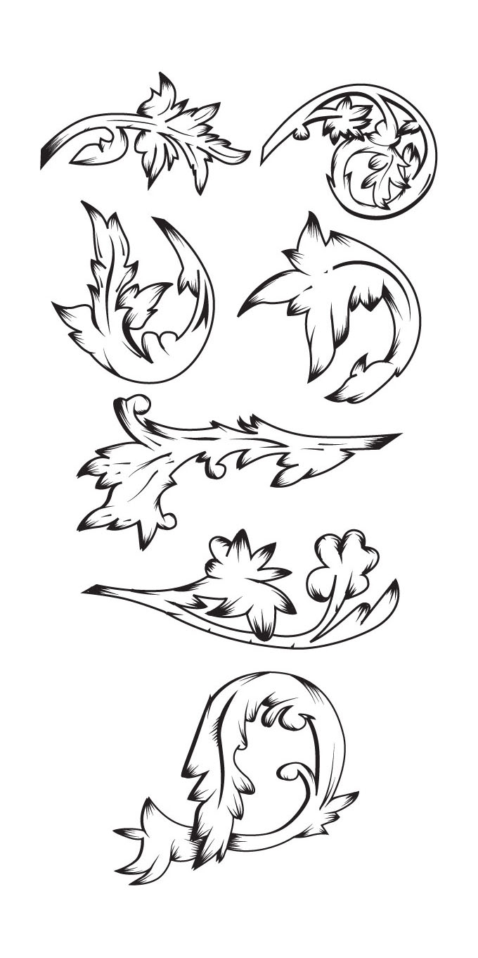 手書きパターンセット無料イラスト素材素材ラボ