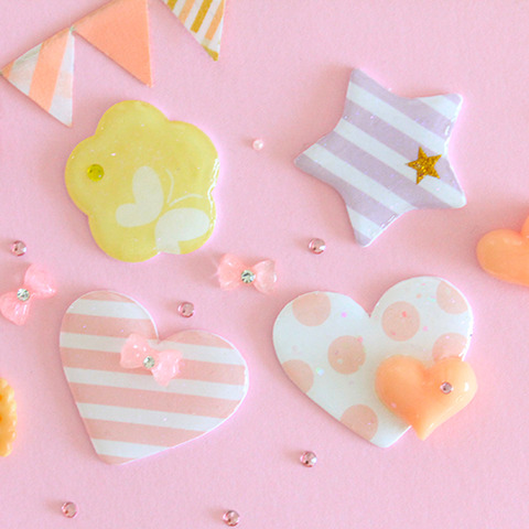 動画 型紙から自作 プラバンであじさいのバレッタ作ってみた。How to make hydrangea with shrink plastics -suisuisuizoo