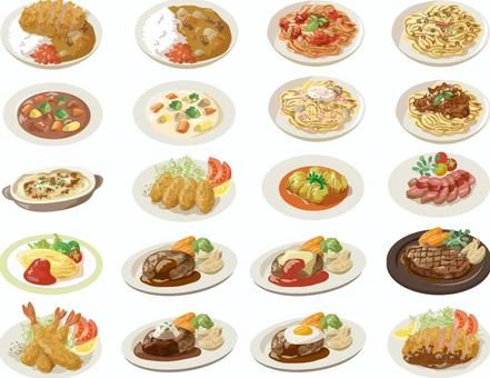 食事メニューイラスト無料イラスト・フリー素材なら「イラストAC」