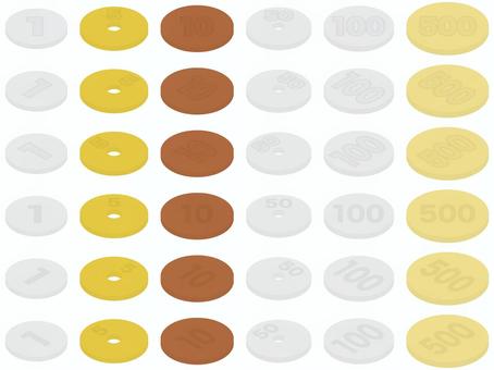 50円玉 – イラストストック「時短だ」