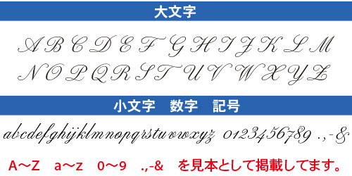 英語の筆記体の書き方、筆記体の文字のつなげ方