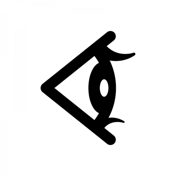 目・横アングルのアイコンフリーのアイコンイラスト素材 icon-pit