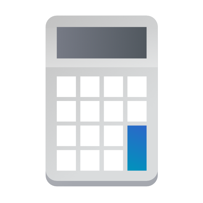 電卓・計算機」アイコン・イラストのおしゃれなフリー素材 商用可