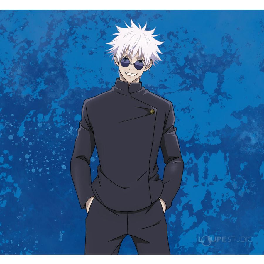 笑う青いサングラスをかけた五条悟呪術廻戦 2560x1440px のデスクトップPC用の壁紙高画質壁紙キングダム