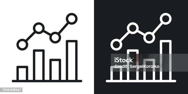 白いキャンバスに波形グラフを描いたモノクロイラスト」パワーポイント無料ダウンロード - Pikbest