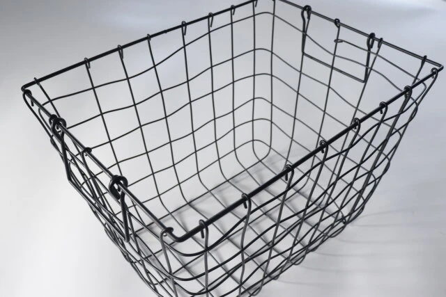 ワイヤーバスケット ブラック- 100均 通販 ダイソーネットストア 公式
