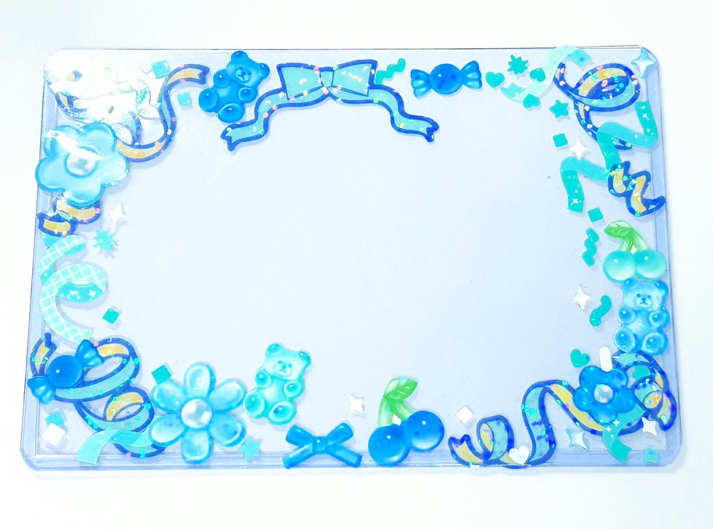 韓国作家シール 硬質ケース デコ シール その他ケース はな 通販 14837956Creema クリーマ
