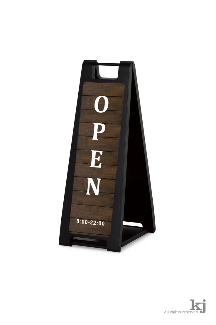 カンバン女子のオンラインショップオープン＆クローズ看板